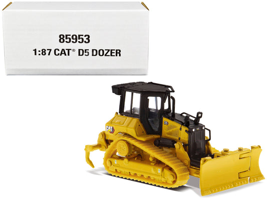 CAT Caterpillar D5 Track-Type Dozer Yellow with Fine Grading Undercarriage and Foldable Blade "High Line Series" 1/87 (HO) Scale Diecast Model by Masters <h2>CAT Masters</h2> <p>High-quality car perfe