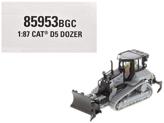 CAT Caterpillar D5 Track-Type Dozer "Centennial" Gray with Operator "High Line Series" 1/87 (HO) Diecast Model by Masters <h2>CAT Masters</h2> <p>High-quality car perfect for collectors and enthusiast