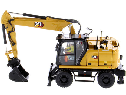 CAT Caterpillar M318 Wheeled Excavator Yellow with Operator "High Line" Series 1/50 Diecast Model by Masters <h2>CAT Masters</h2> <p>High-quality car perfect for collectors and enthusiasts. Features d