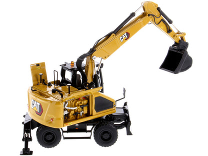 CAT Caterpillar M318 Wheeled Excavator Yellow with Operator "High Line" Series 1/50 Diecast Model by Masters <h2>CAT Masters</h2> <p>High-quality car perfect for collectors and enthusiasts. Features d