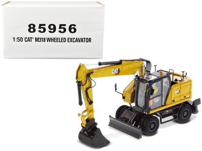 CAT Caterpillar M318 Wheeled Excavator Yellow with Operator "High Line" Series 1/50 Diecast Model by Masters <h2>CAT Masters</h2> <p>High-quality car perfect for collectors and enthusiasts. Features d
