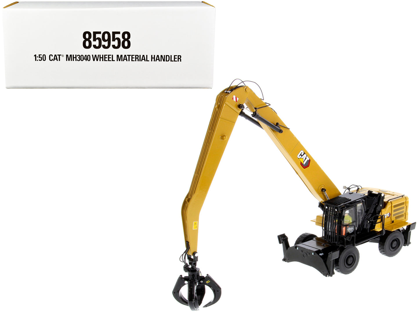 CAT Caterpillar MH3040 Wheel Material Handler with Operator "High Line Series" 1/50 Diecast Model by Masters <h2>CAT Masters</h2> <p>High-quality car perfect for collectors and enthusiasts. Features d