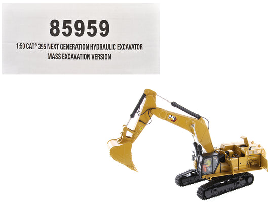 CAT Caterpillar 395 Next Generation Hydraulic Excavator "Mass Excavation Version" Yellow "High Line Series" 1/50 Diecast Model by Masters <h2>CAT Masters</h2> <p>High-quality car perfect for collector