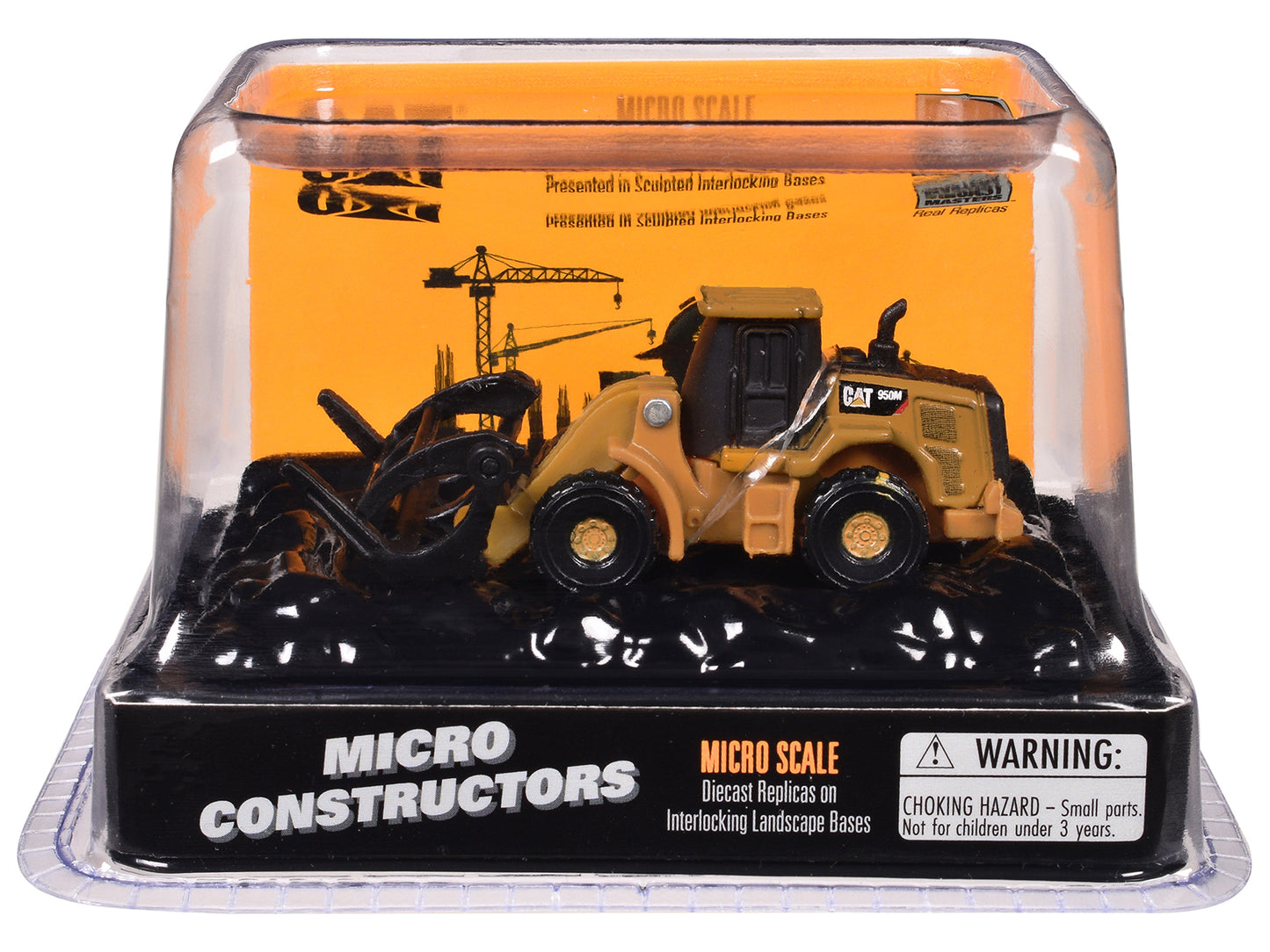 CAT Caterpillar 950M Wheel Loader (Log Fork Version) Yellow "Micro-Constructor" Series Diecast Model by Masters <h2>CAT Masters</h2> <p>High-quality car perfect for collectors and enthusiasts. Feature