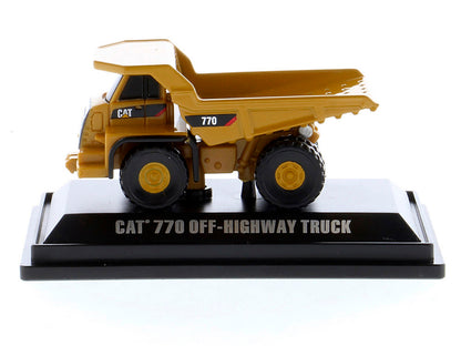 CAT Caterpillar 770 Off–Highway Truck Yellow "Micro-Constructor" Series Diecast Model by Masters <h2>CAT Masters</h2> <p>High-quality car perfect for collectors and enthusiasts. Features detailed inte