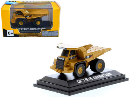 CAT Caterpillar 770 Off–Highway Truck Yellow "Micro-Constructor" Series Diecast Model by Masters <h2>CAT Masters</h2> <p>High-quality car perfect for collectors and enthusiasts. Features detailed inte