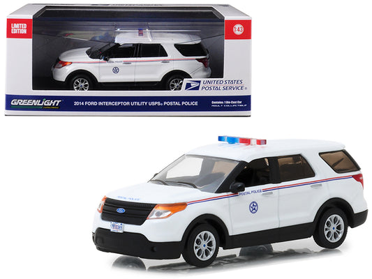 2014 Ford Interceptor Utility Postal Police 1/43 Diecast Model Car - Greenlight
