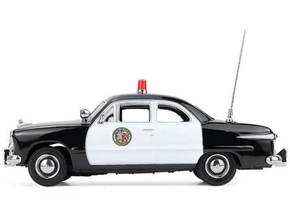 GreenLight 1949 Ford Custom Police Car "LAPD (Los Angeles Department)" Black and White 1/43 Diecast Model by <h2>1949 Greenlight</h2> <p>High-quality perfect for collectors enthusiasts. Features detai