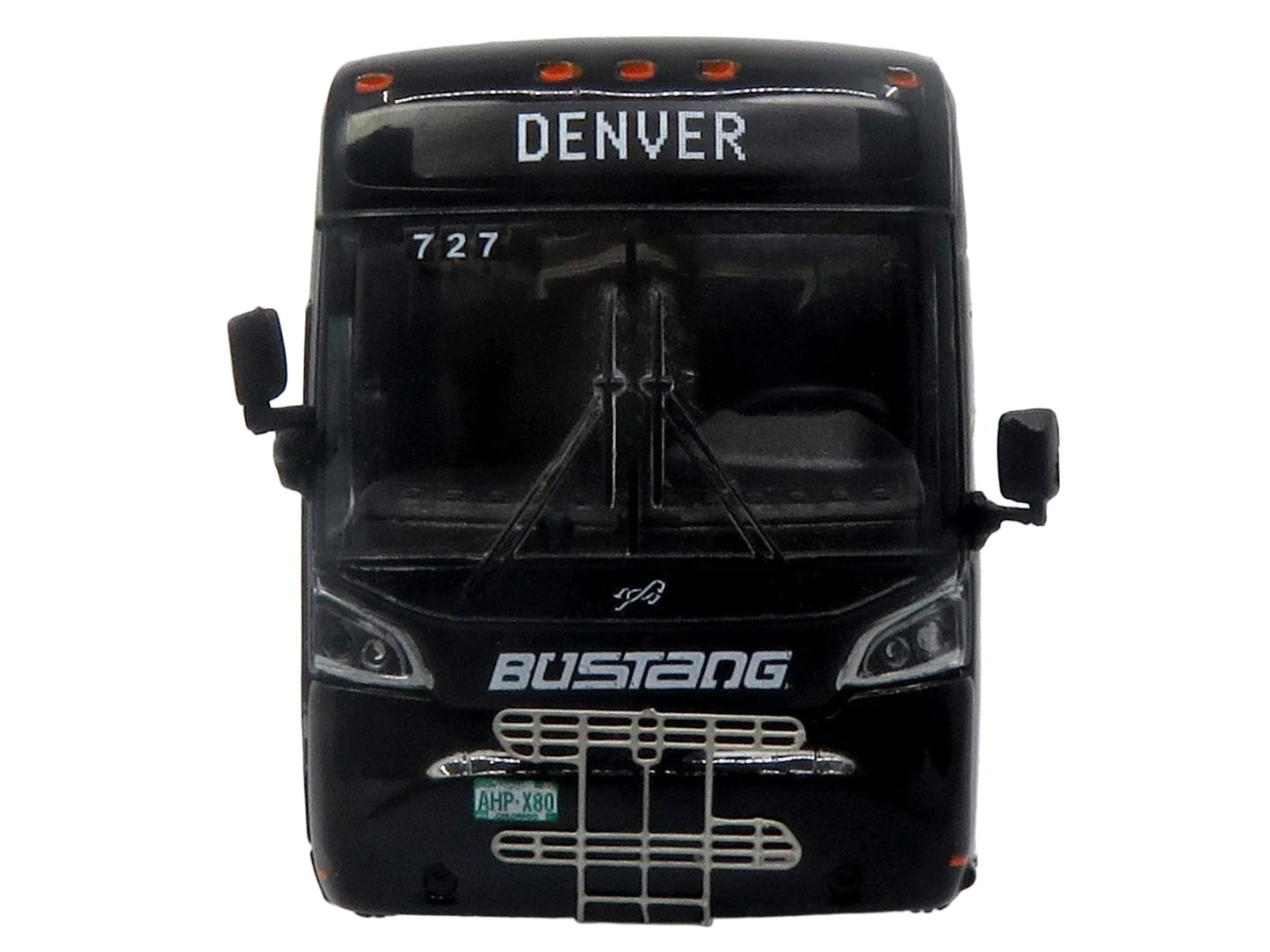 MCI D4520 Commuter Coach Bus "Bustang - Colorado Department of Transportation" Black "The Bus & Motorcoach Collection" Limited Edition to 504 pieces Worldwide 1/87 (HO) Scale T&y Diecast Model by Iconic Replicas