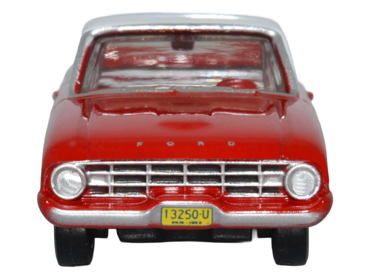 1960 Ford Falcon Ranchero Monte Carlo Red with Corinthian White Top 1/87 (HO) Scale T&y Diecast Model Car by Oxford T&y Diecast