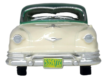 1953 Kaiser Manhattan Stardust Ivory with Jade Green Metallic Top 1/87 (HO) Scale T&y Diecast Model Car by Oxford T&y Diecast