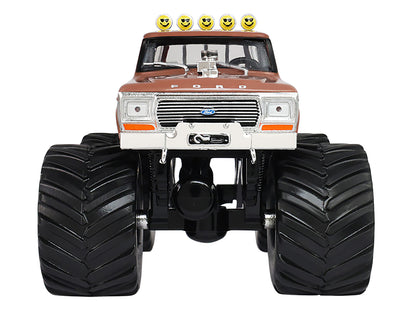 GreenLight 1978 Ford F-350 Monster Truck with 66-Inch Tires "BFT" Brown Two-Tone "Kings of Crunch" Series 1/43 Diecast Model Car by <h2>1978 Greenlight</h2> <p>High-quality perfect for collectors and