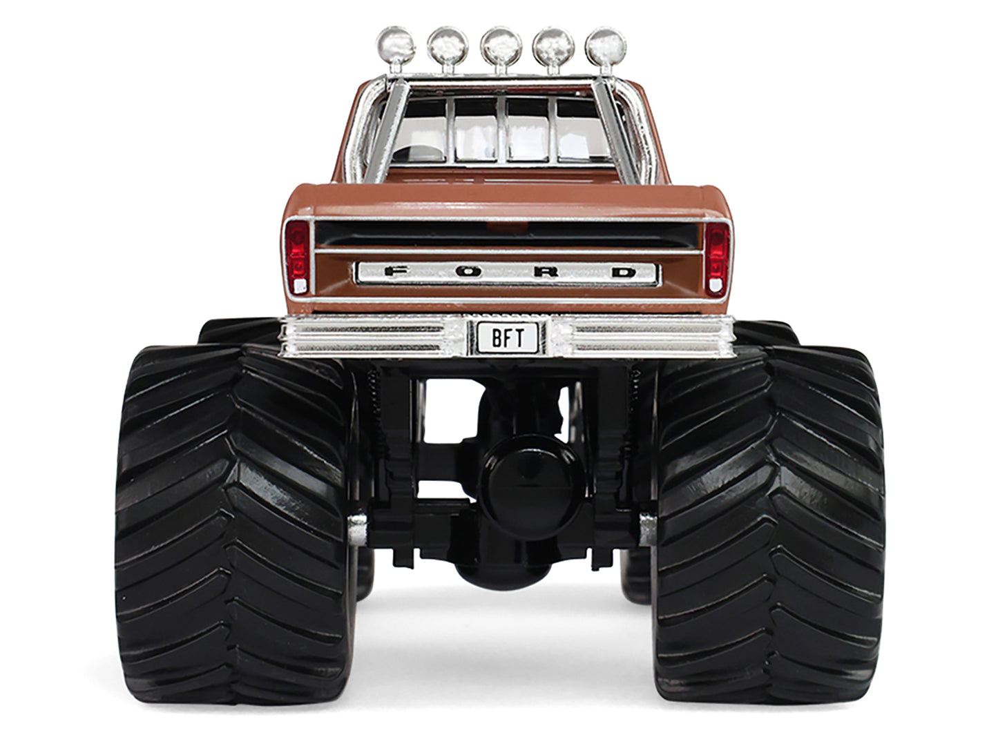 GreenLight 1978 Ford F-350 Monster Truck with 66-Inch Tires "BFT" Brown Two-Tone "Kings of Crunch" Series 1/43 Diecast Model Car by <h2>1978 Greenlight</h2> <p>High-quality perfect for collectors and