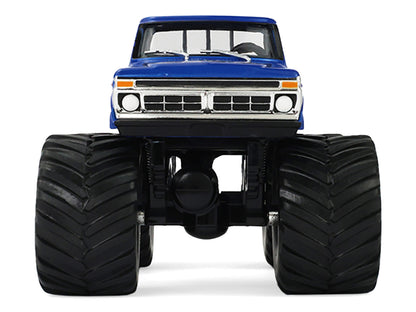 GreenLight 1976 Ford F-250 Monster Truck "Garbage Pail Kids 40th Anniversary - Buck Truck" Blue Metallic with Graphics "Kings of Crunch" Series 1/43 Diecast Model Car by <h2>1976 Greenlight</h2> <p>Hi