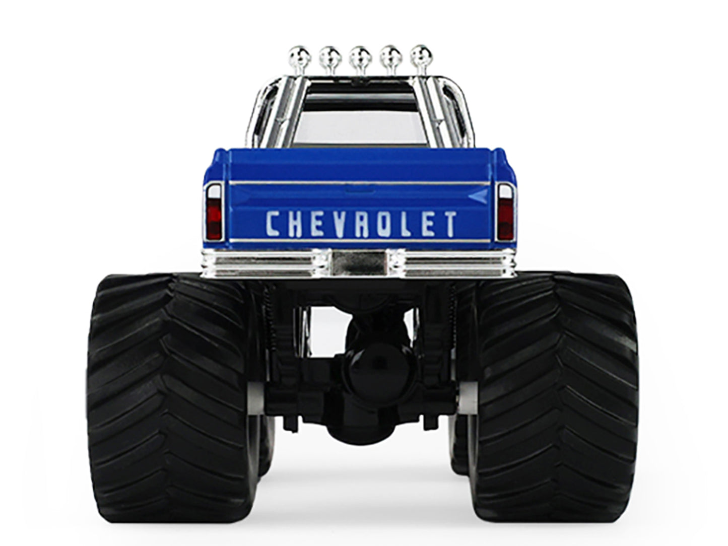 GreenLight 1972 Chevrolet K-10 Monster Truck "Chevron 150th Anniversary" White and Blue Metallic "Kings of Crunch" Series 1/43 Diecast Model Car by <h2>1972 Greenlight</h2> <p>High-quality perfect for
