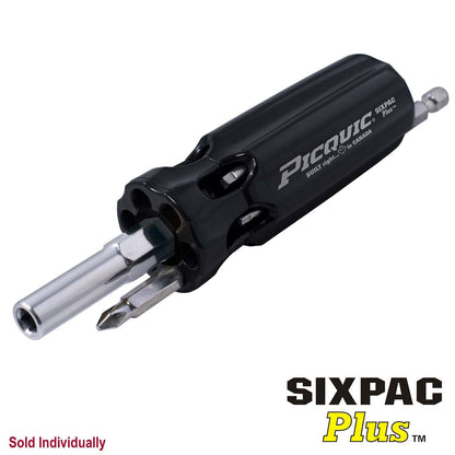 Picquic SIXPAC Plus™ 7-in-1 Quick Bit Change Screwdriver (Blister package)
