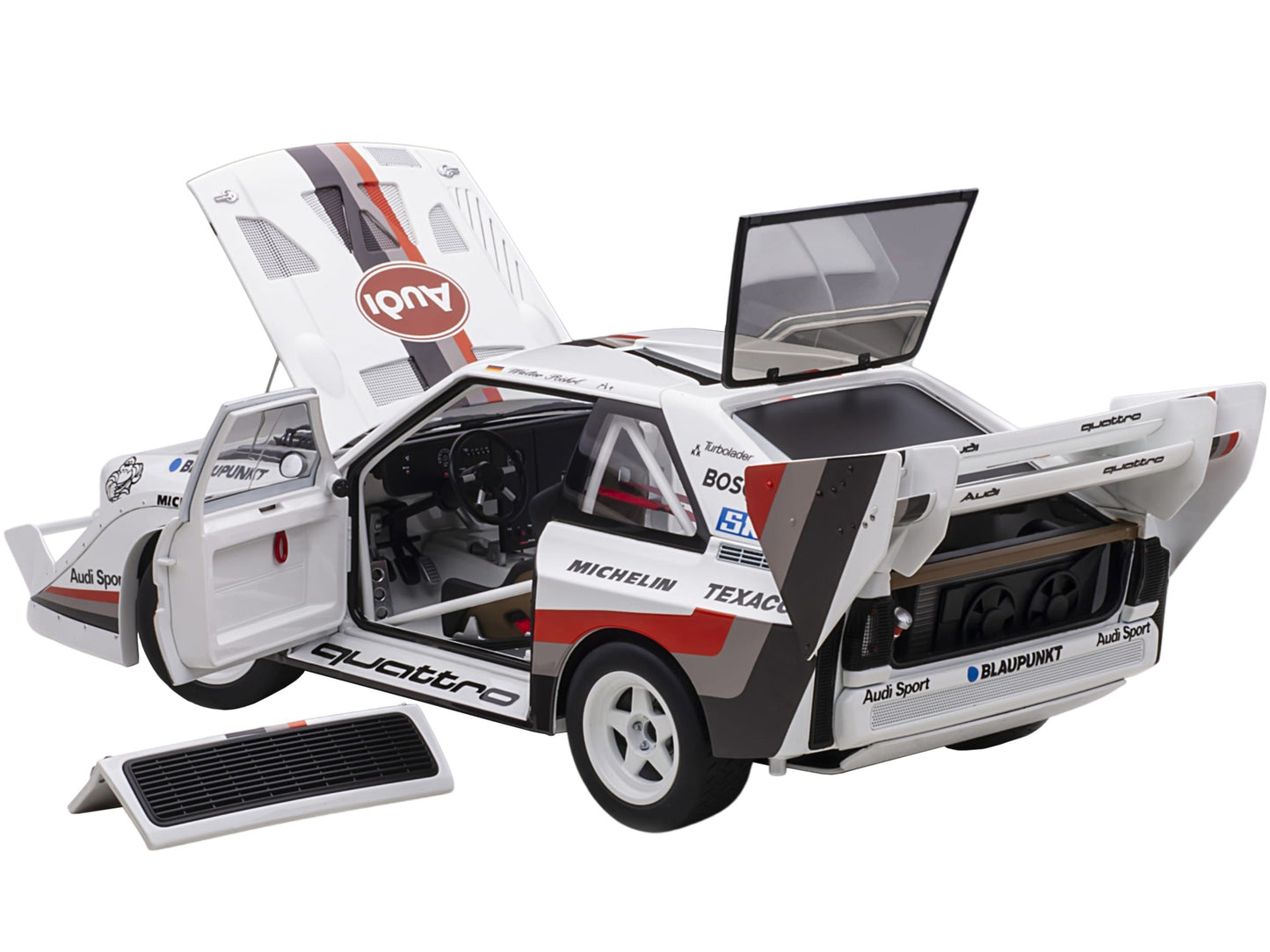 Audi Quattro S1 #1 Walter Roehrl Winner Pikes Peak (1987) 1/18 Model Car by Autoart <h2>Audi Autoart</h2> <p>High-quality diecast perfect for collectors and enthusiasts. Features detailed interior ext
