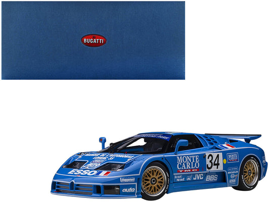 Bugatti EB110 #34 Alain Cudini - Eric Helary Jean-Christophe Boullion 24 Hours of Le Mans (1994) 1/18 Model Car by Autoart <h2>Bugatti Autoart</h2> <p>High-quality diecast perfect for collectors and e