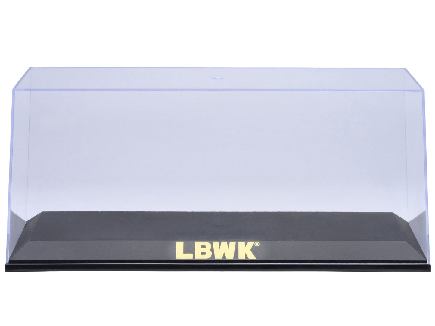 Collectible Display Show Case with Black Plastic Base and Gold "LBWK" Logo for 1/18-1/24 Scale Model Cars by Autoart <h2>Collectible Autoart</h2> <p>High-quality diecast car perfect collectors enthusi