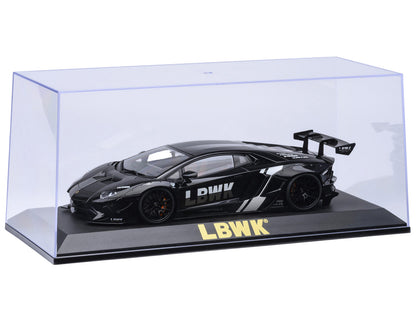 Collectible Display Show Case with Black Plastic Base and Gold "LBWK" Logo for 1/18-1/24 Scale Model Cars by Autoart <h2>Collectible Autoart</h2> <p>High-quality diecast car perfect collectors enthusi