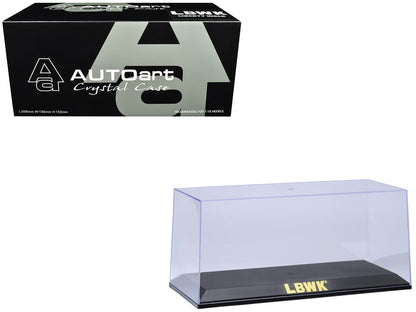 Collectible Display Show Case with Black Plastic Base and Gold "LBWK" Logo for 1/18-1/24 Scale Model Cars by Autoart <h2>Collectible Autoart</h2> <p>High-quality diecast car perfect collectors enthusi