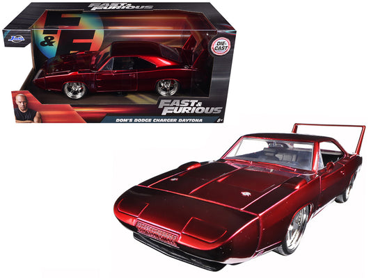 1969 Dodge Charger Daytona Red (2015) Movie 1/24 Diecast Model Car - Jada