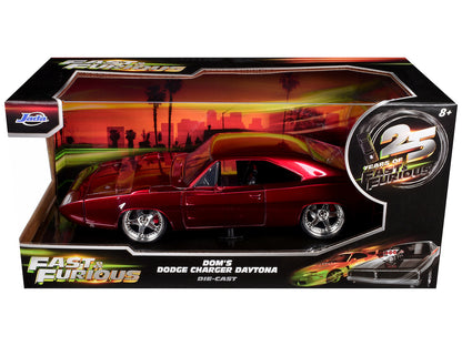 1969 Dodge Charger Daytona Red (2013) Movie 1/24 Diecast Model Car - Jada