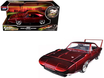 1969 Dodge Charger Daytona Red (2013) Movie 1/24 Diecast Model Car - Jada