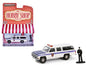 GreenLight 1985 GMC Suburban 2500 "New York City Transit Police Department" White with Blue Stripes and Officer Figure "The Hobby Shop" Series 16 1/64 Diecast Model Car by <h2>1985 Greenlight</h2> <p>
