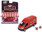 2019 Ford Transit LWB High Roof Van Red 1/64 Diecast Model - Greenlight