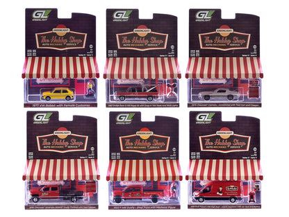 "The Hobby Shop" Series 17 Set of 6 pieces 1/64 Diecast Model Cars - Greenlight