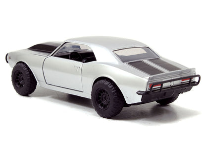 Roman's Chevrolet Camaro Z/28 Silver with Black Stripes "Fast & Furious 7" (2015) Movie 1/32 Diecast Model Car by Jada <h2>Roman's Jada</h2> <p>High-quality perfect for collectors and enthusiasts. Fea