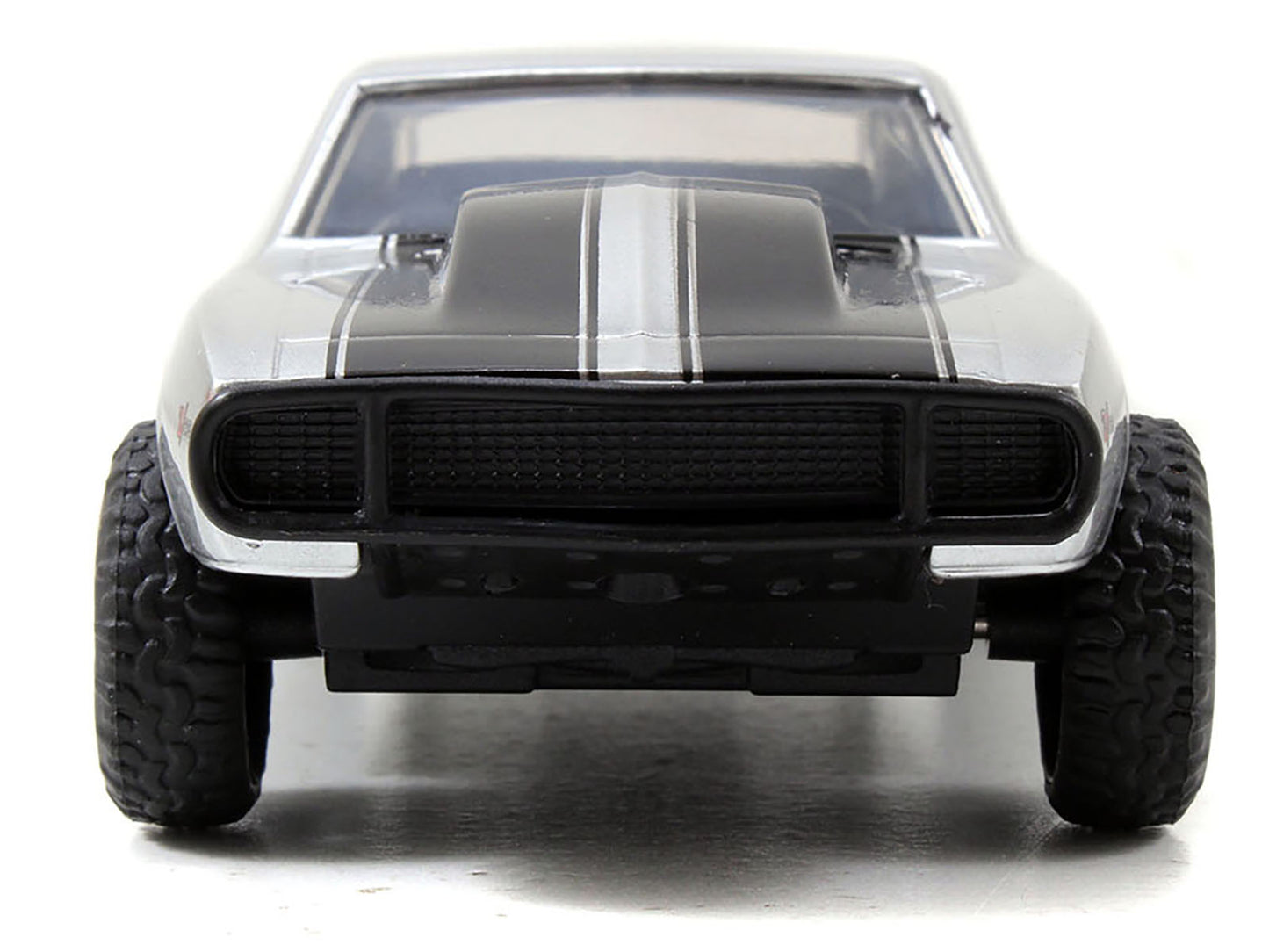 Roman's Chevrolet Camaro Z/28 Silver with Black Stripes "Fast & Furious 7" (2015) Movie 1/32 Diecast Model Car by Jada <h2>Roman's Jada</h2> <p>High-quality perfect for collectors and enthusiasts. Fea