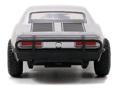 Roman's Chevrolet Camaro Z/28 Silver with Black Stripes "Fast & Furious 7" (2015) Movie 1/32 Diecast Model Car by Jada <h2>Roman's Jada</h2> <p>High-quality perfect for collectors and enthusiasts. Fea