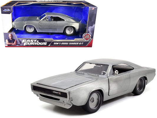 Dom's 1970 Dodge Charger R/T Bare Metal (2015) 1/24 Diecast Model Car - Jada