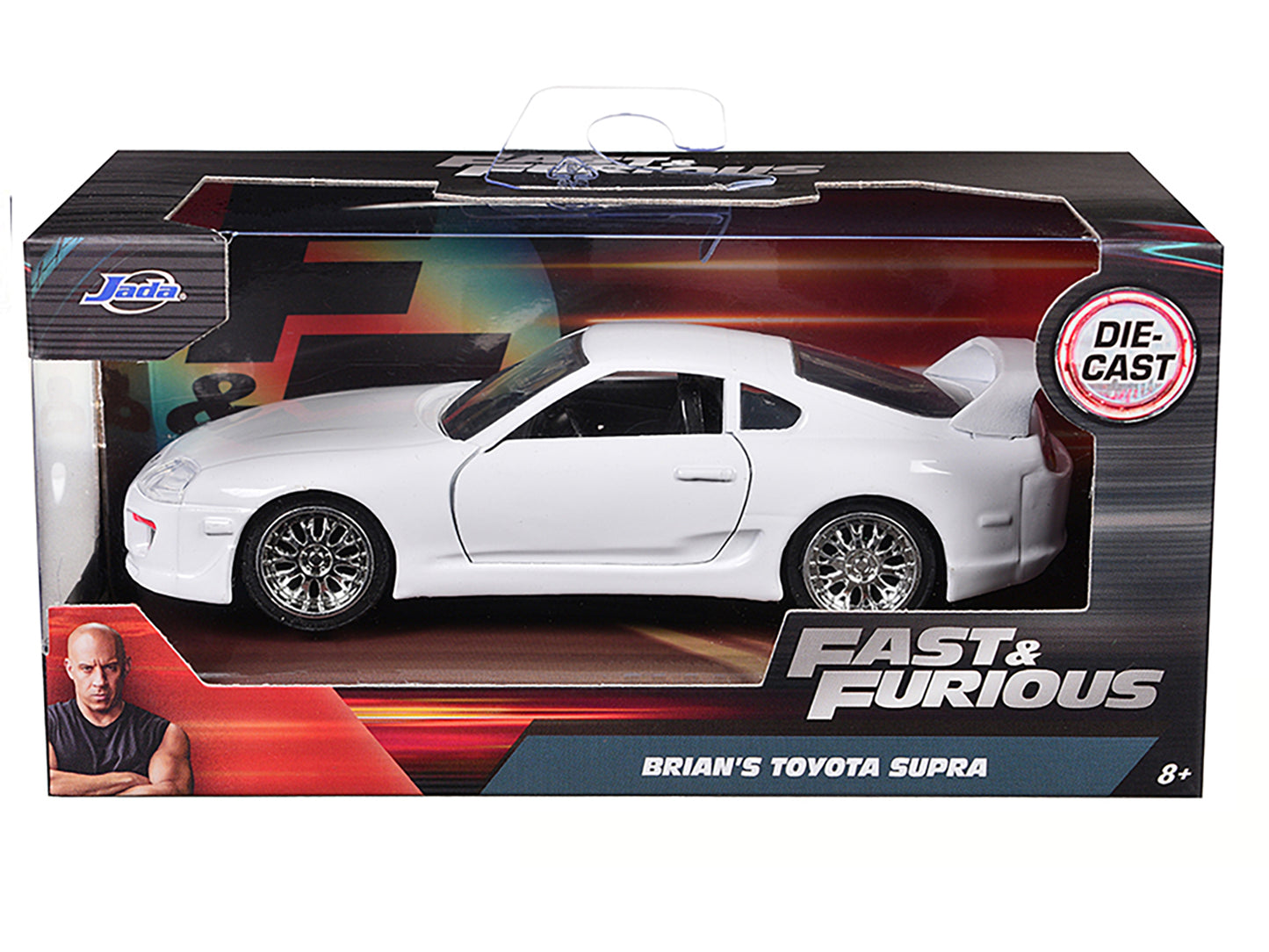 Brian's Toyota Supra White "Fast & Furious 7" (2015) Movie 1/32 Diecast Model Car by Jada <h2>Brian's Jada</h2> <p>High-quality perfect for collectors and enthusiasts. Features detailed interior exter
