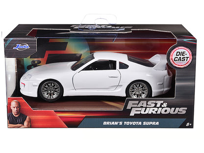 Brian's Toyota Supra White "Fast & Furious 7" (2015) Movie 1/32 Diecast Model Car by Jada <h2>Brian's Jada</h2> <p>High-quality perfect for collectors and enthusiasts. Features detailed interior exter