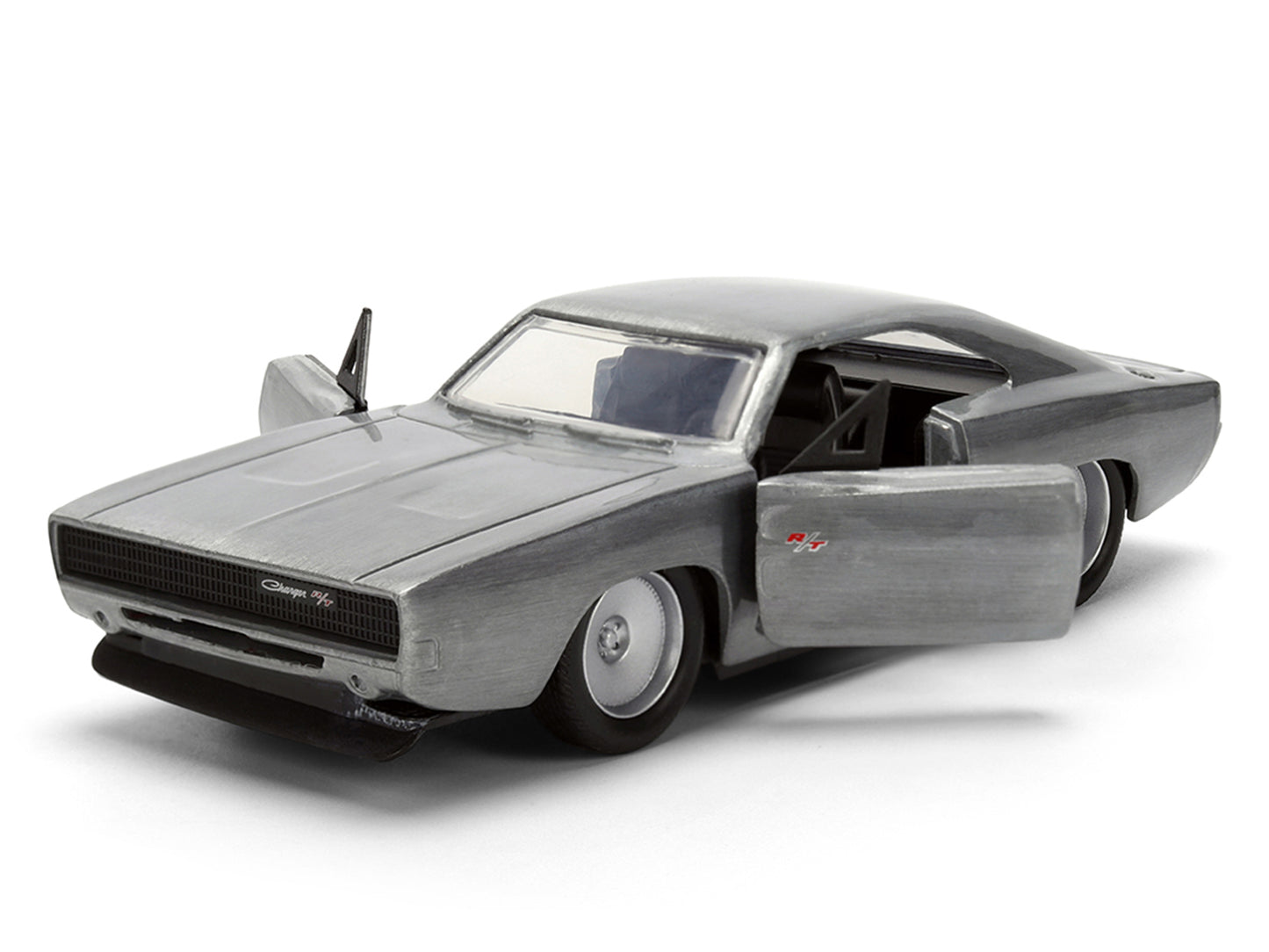 Dom's Dodge Charger R/T Raw Metal "Fast & Furious 7" (2015) Movie 1/32 Diecast Model Car by Jada