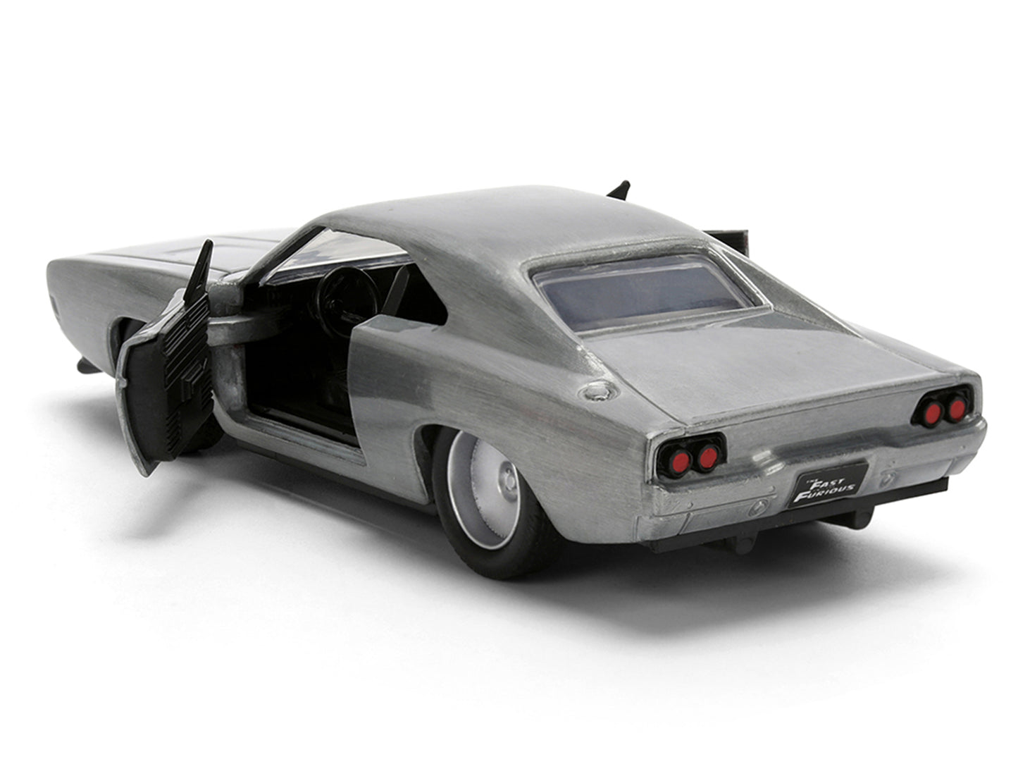 Dom's Dodge Charger R/T Raw Metal "Fast & Furious 7" (2015) Movie 1/32 Diecast Model Car by Jada