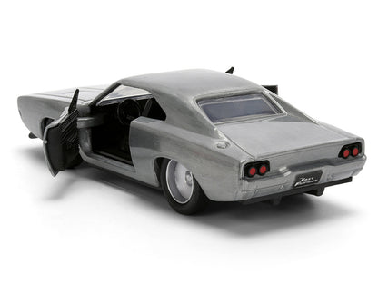 Dom's Dodge Charger R/T Raw Metal "Fast & Furious 7" (2015) Movie 1/32 Diecast Model Car by Jada