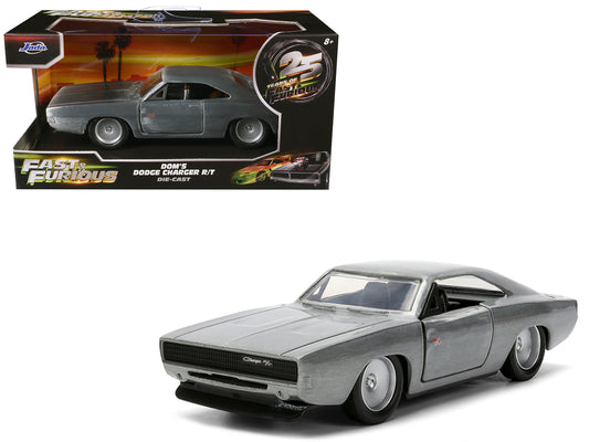Dom's Dodge Charger R/T Raw Metal (2015) Movie 1/32 Diecast Model Car - Jada