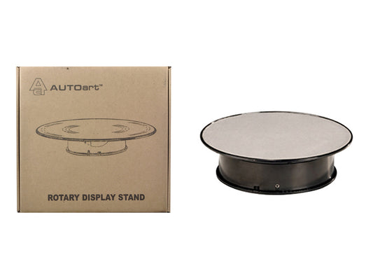 Rotary Display Turn Table 8 Inches with Silver Top 1/43, 1/64, 1/32, 1/24 by Autoart <h2>Rotary Autoart</h2> <p>High-quality diecast model car perfect for collectors and enthusiasts. Features detailed