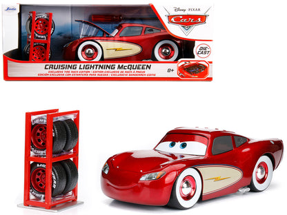 Cruising Lightning McQueen Red Metallic with Extra Wheels Disney & Pixar "Cars" Movie "Hollywood Rides" Series Diecast Model Car by Jada <h2>Cruising Jada</h2> <p>High-quality perfect for collectors a
