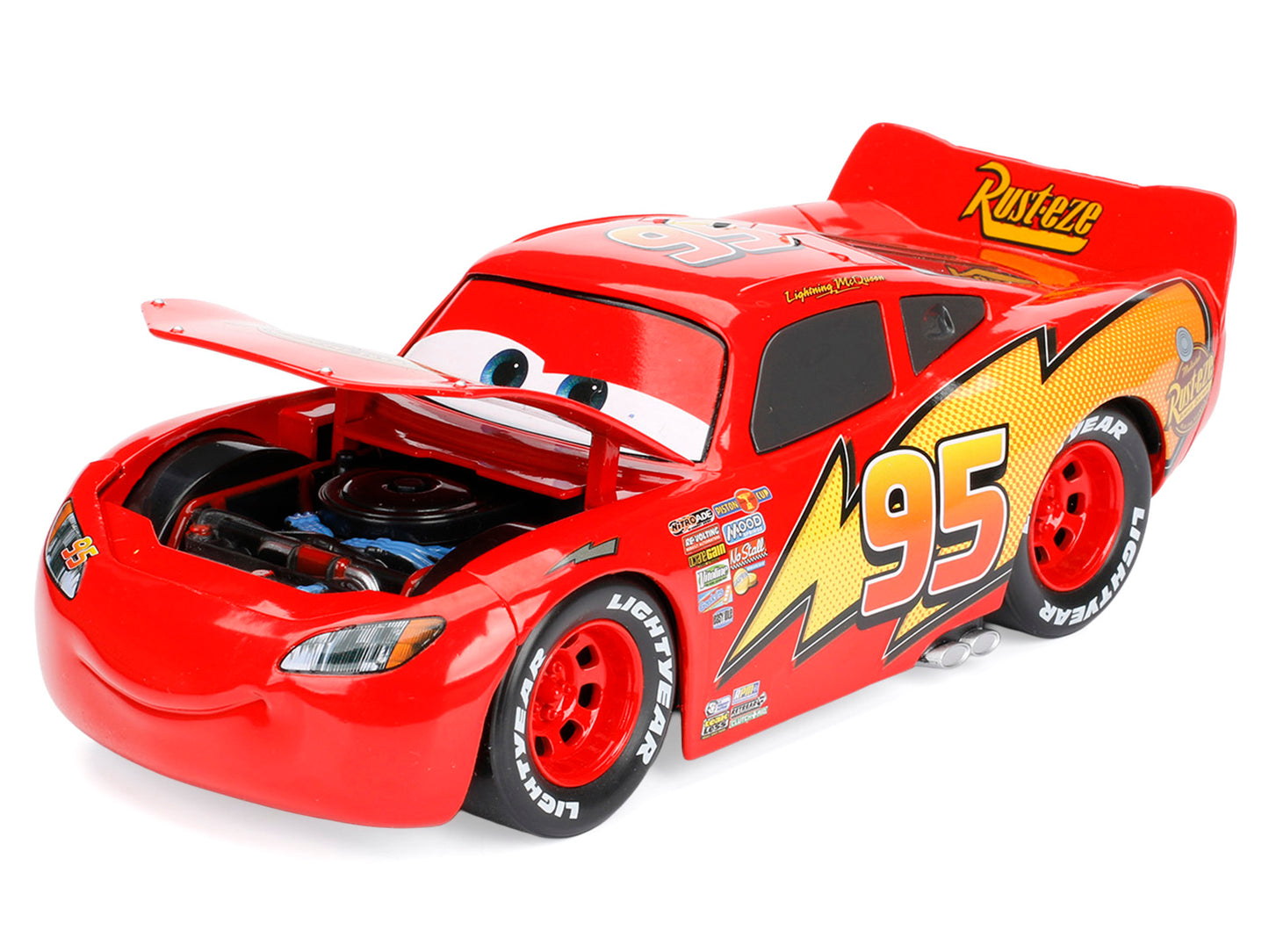 Lightning McQueen #95 Red Disney & Pixar "Cars" Movie "Hollywood Rides" Series Diecast Model Car by Jada <h2>Lightning Jada</h2> <p>High-quality perfect for collectors and enthusiasts. Features detail