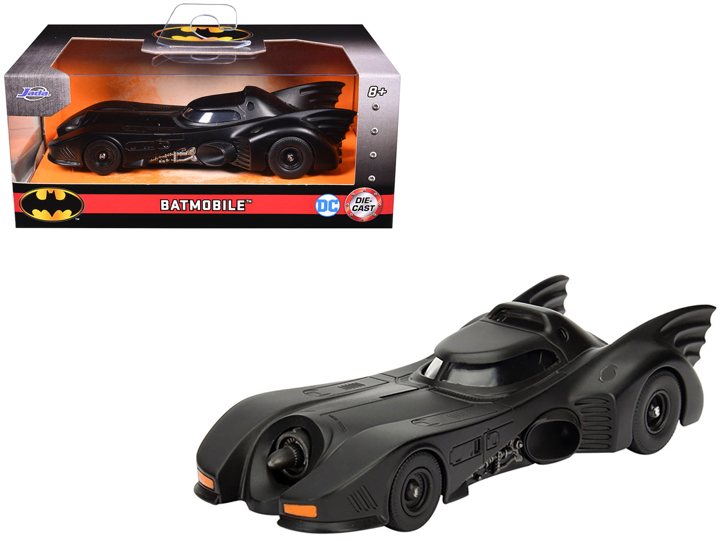 1989 Batman Batmobile 1/32 Diecast Model Car by Jada <h2>1989 Jada</h2> <p>High-quality perfect for collectors and enthusiasts. Features detailed interior exterior craftsmanship, realistic paint finis