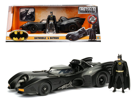 1989 Batmobile with Diecast Batman Figure 1/24 Model Car by Jada <h2>1989 Jada</h2> <p>High-quality perfect for collectors and enthusiasts. Features detailed interior exterior craftsmanship, realistic
