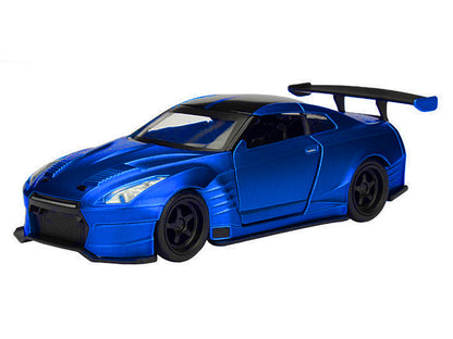 Brian's 2009 Nissan GTR R35 Blue Ben Sopra 1/32 Diecast Model Car - Jada