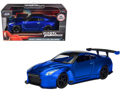 Brian's 2009 Nissan GTR R35 Blue Ben Sopra "Fast & Furious" Movie 1/32 Diecast Model Car by Jada <h2>Brian's Jada</h2> <p>High-quality perfect for collectors and enthusiasts. Features detailed interio