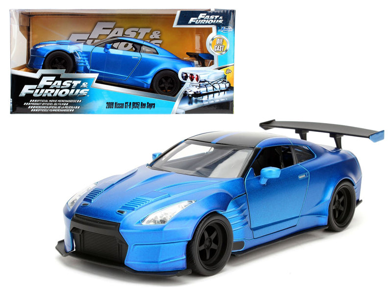 Brian's 2009 Nissan GTR R35 Blue Ben Sopra "Fast & Furious" Movie 1/24 Diecast Model Car by Jada <h2>Brian's Jada</h2> <p>High-quality perfect for collectors and enthusiasts. Features detailed interio
