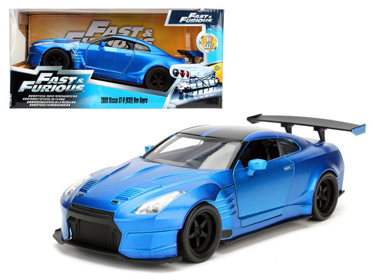 Brian's 2009 Nissan GTR R35 Blue Ben Sopra "Fast & Furious" Movie 1/24 Diecast Model Car by Jada <h2>Brian's Jada</h2> <p>High-quality perfect for collectors and enthusiasts. Features detailed interio